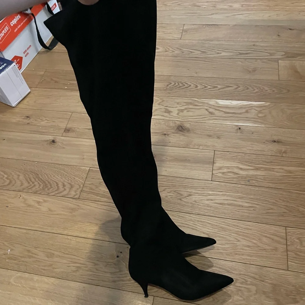 Aldo Over the Knee Black Boots - Picture 1 of 6